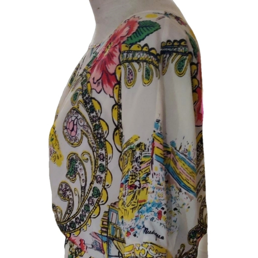 Anthropologie Collette Dinnigan Stunning Women's 100% Silk Dress Size 4 - Picture 5 of 14